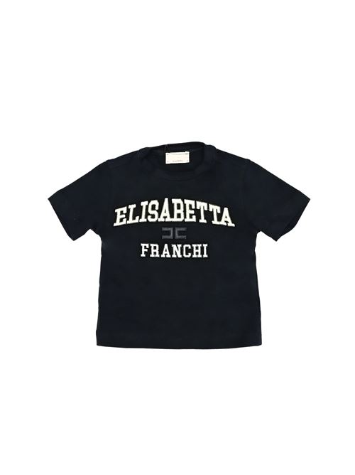 T-shirt, bambina, logata. ELISABETTA FRANCHI | EGTS087 0 JE006D399